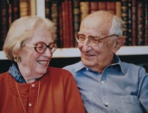 Guita e José Mindlin em foto de Lucia Loeb